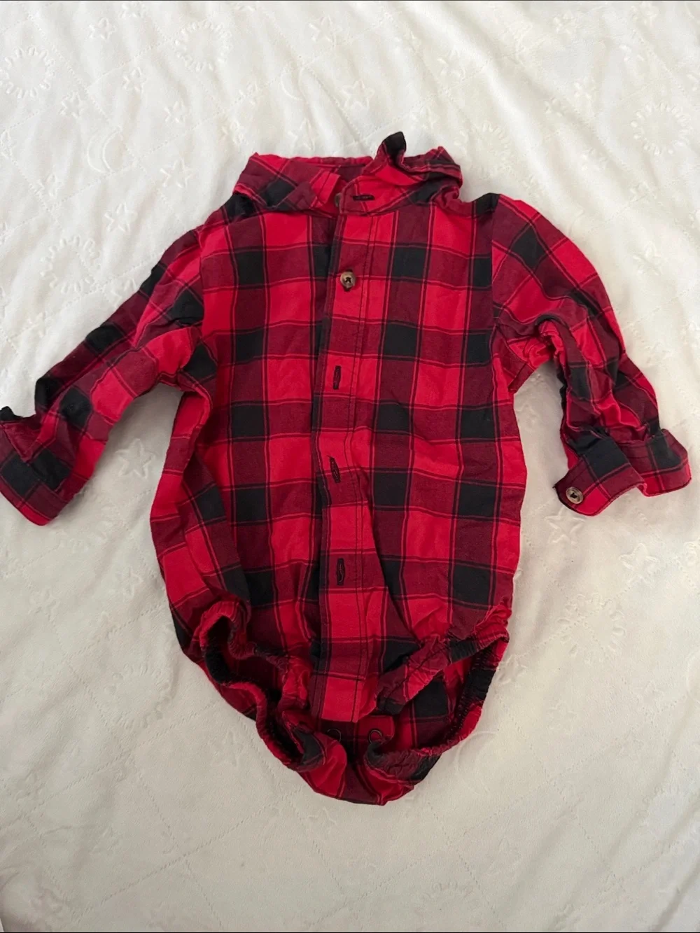 Gymboree Plaid Button-Front Baby Shirts in Red, Blue & Yellow 3-6 months